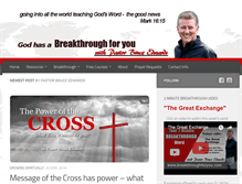 Tablet Screenshot of breakthroughforyou.com